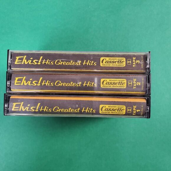 Elvis Presley – His Greatest Hits Collector’s Edition 3 Cassette Box Set 1986 Re - Picture 6 of 6